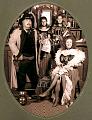 Williams Family in Old West outfits